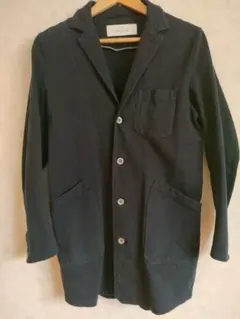 カーリー　CURLY　コート　S　ネイビー　中古品　美品