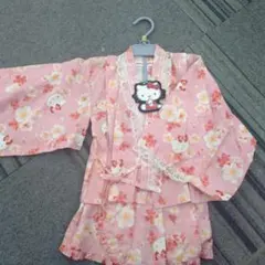 ハローキティ浴衣ドレス　100ｃｍ 未使用タグ付き