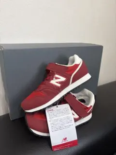 New Balance ベルクロスニーカー レッド　17.5センチ