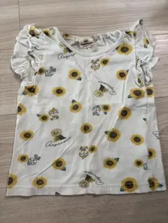 アンパンマン　ドキンちゃん　コキンちゃん　ノースリーブTシャツ　ひまわりのサムネイル