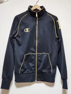 Champion ジャージ 黒 金色アクセント