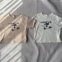 ミッキーマウス Tシャツ 2枚セット　120㎝