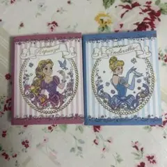 ディズニー プリンセスラプンツェル ☆シンデレラ メモ帳 2冊