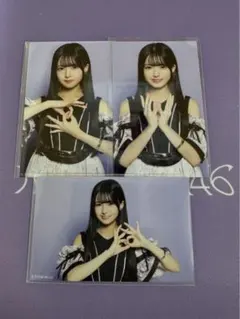 乃木坂46 瀬戸口心月 Same numbers ミニ生写真 3種コンプ