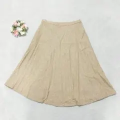 【Saint Joie】カシミヤ ウール シルク プリーツスカート ナイガイのサムネイル