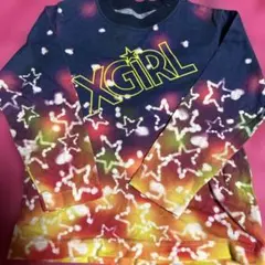 XGIRL first stage/星柄 長袖カットソー/110cm