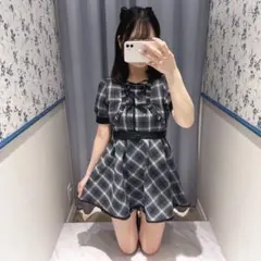 evelyn 編み上げティアード ワンピース - メルカリ