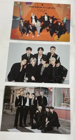 BTS Permission to Dance フォトカード 3枚