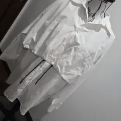 LUCA★新品同様★ドローストリング 長袖シャツ ホワイトのサムネイル