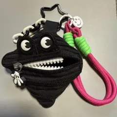 ジップモンスターポーチ付き　じゃらじゃらキーホルダー　チャーム