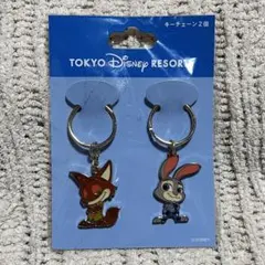 ズートピア ニック＆ジュディ ペア キーチェーン