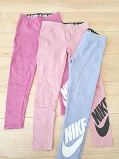 NIKE レギンス 6X ピンク　薄いピンク　パープル　120から130
