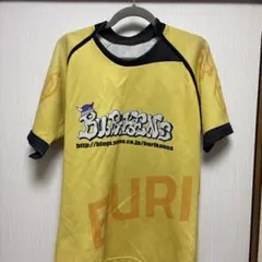 尾道高校　練習試合ウェア　ラガーシャツ イエロー