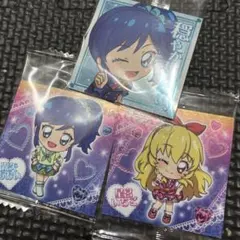 アイカツ にふぉるめーしょん シールウエハース 星宮いちご　霧矢あおい　レア