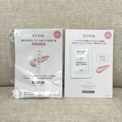 【新品】ETVOS MINERAL UV AQUA SERUMサンプルおまけ付き