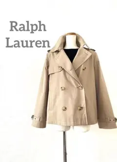 美品 ラルフローレンショートトレンチ コート 定価4.2万　Mサイズ