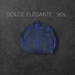 90s DOLCE ELEGANTE ブルゾン 切替デザインワイドシルエットのサムネイル