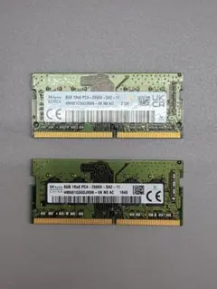 SKhynix ノートPC用メモリ 8GB 2枚セット 計16GBのサムネイル