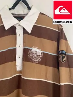 QUIKSILVER ポロシャツ　ラガーシャツ