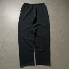 90sラッセル スウェットパンツ ポケ付き ピスネーム L チャコール 墨黒