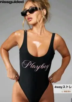Missguided x Playboy ワンピース水着