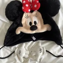 ミニーマウス フワフワ帽子