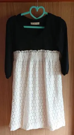 【From Love Three】切り替えレースミニワンピース