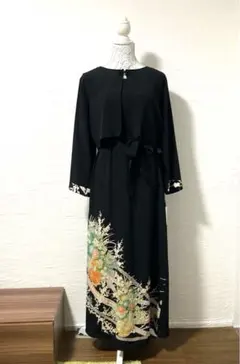 黒留袖リメイク　フォーマルワンピース他3点セット