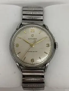 ☆マニア用❣️最初期型Cマークcitizen small second☆稼働OK