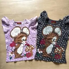 グラグラ　Tシャツ　２枚セット　女の子のサムネイル