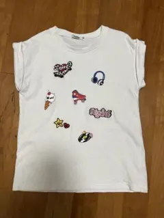 X-girl ラクガキ柄タンクトップ　140cmのサムネイル