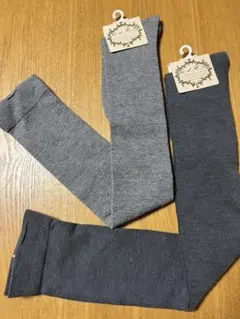 新品⭐️ Toi et H.R レディース ニーハイソックス 2足セットグレー
