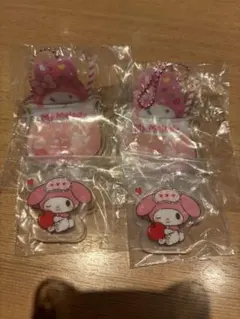 サンリオ アクリルチャーム クリームソーダ マイメロ×1ガチャガチャ
