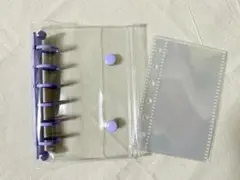 新品★A7サイズ シール帳 リフィル 10枚付 バインダー セット/6穴