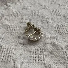 片方のみ　パール風イヤリング　片耳