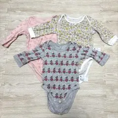 ユニクロ ベビー ロンパース 3枚セット 70