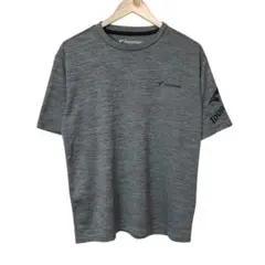 ツアーステージ　半袖ポリエステルTシャツ　プリントロゴ　ビッグサイズ　グレーのサムネイル