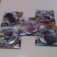 ヒロアカ原画展 缶バッジ 黒霧　AFO　峰田　常闇　芦戸