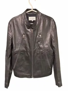 14ss Maison Margiela八の字5ZIP レザージャケット46 - メルカリ
