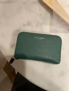 SAINT LAURENT グリーン コインケース