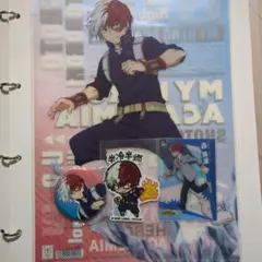 ヒロアカ 轟 焦凍 トレカ ステッカー 缶バッジ クリアファイル まとめ売り