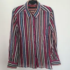美品✨MISSONIミッソーニ☆希少ヴィンテージマルチカラーメッシュ 