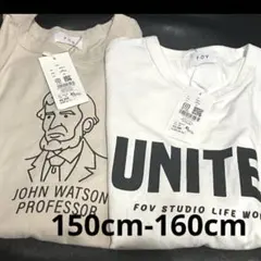 新品2枚セット　FOV プリント半袖Tシャツ　XLサイズ　150cm-160cm