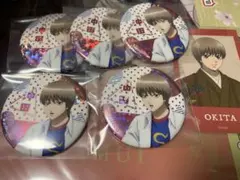 銀魂　銀八先生　キャラポップストア　残暑　沖田総悟　缶バッジセット