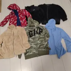 男の子　女の子 まとめ売り ジャンパー　パーカー　6着セット