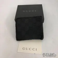 GUCCI グッチ GG柄 キャンバス レザー 二つ折り財布