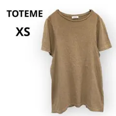 もっち様TOTEME トーテム エスペラ 半袖 Tシャツ ロゴ付き ブラウンのサムネイル
