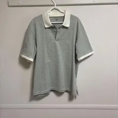 ユニクロ　JWアンダーソン ドライカノコボーダーポロシャツ