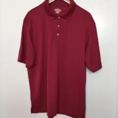 PRO PLAYER 半袖ポロシャツ XL ワインレッド ボルドー US古着