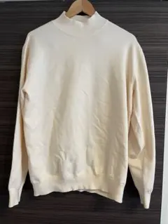 SENSE OF PLACE モックネックニット　クリーム色